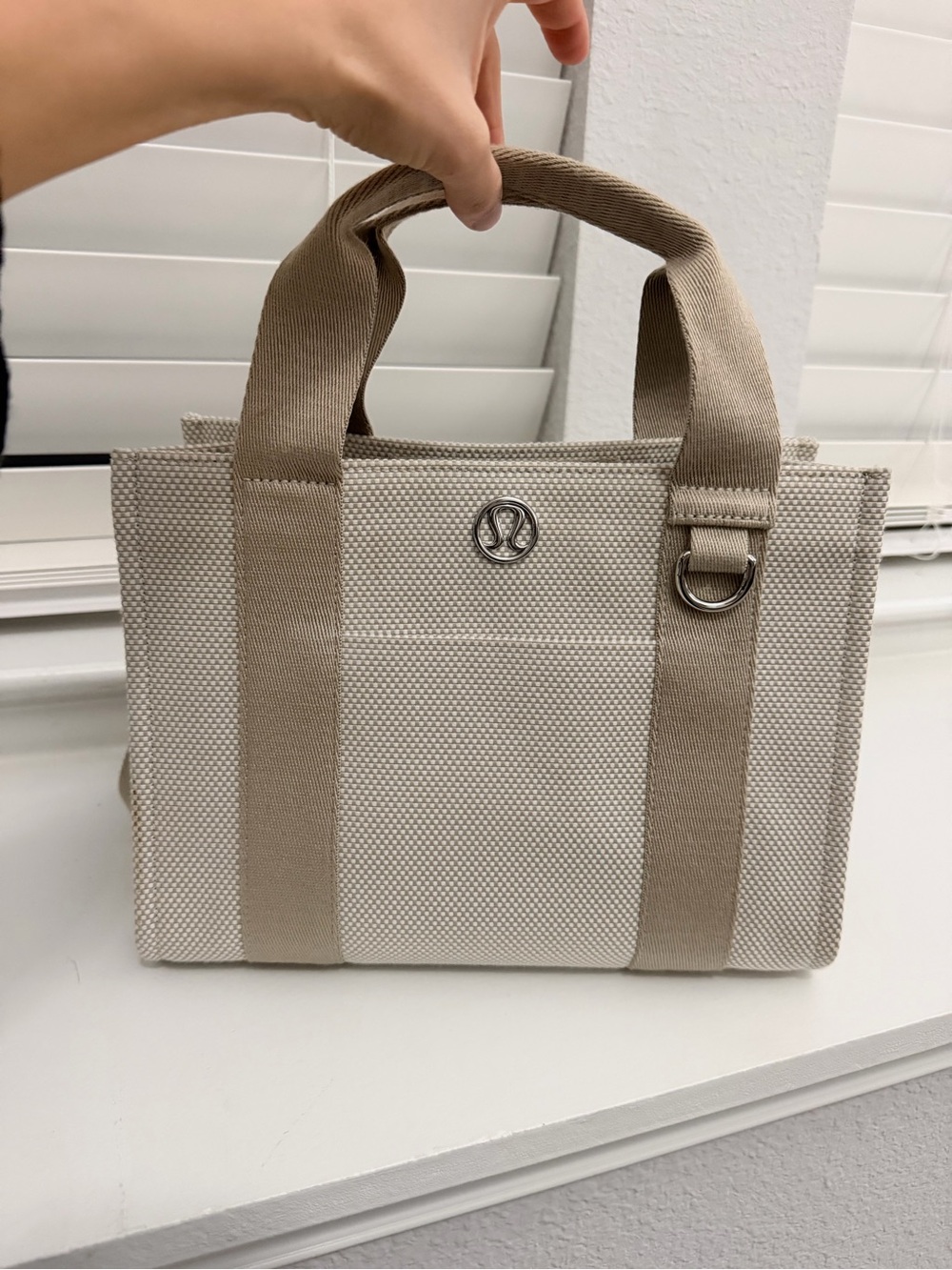 Lululemon Two-Tone Canvas Mini Tote Bag 4.5L